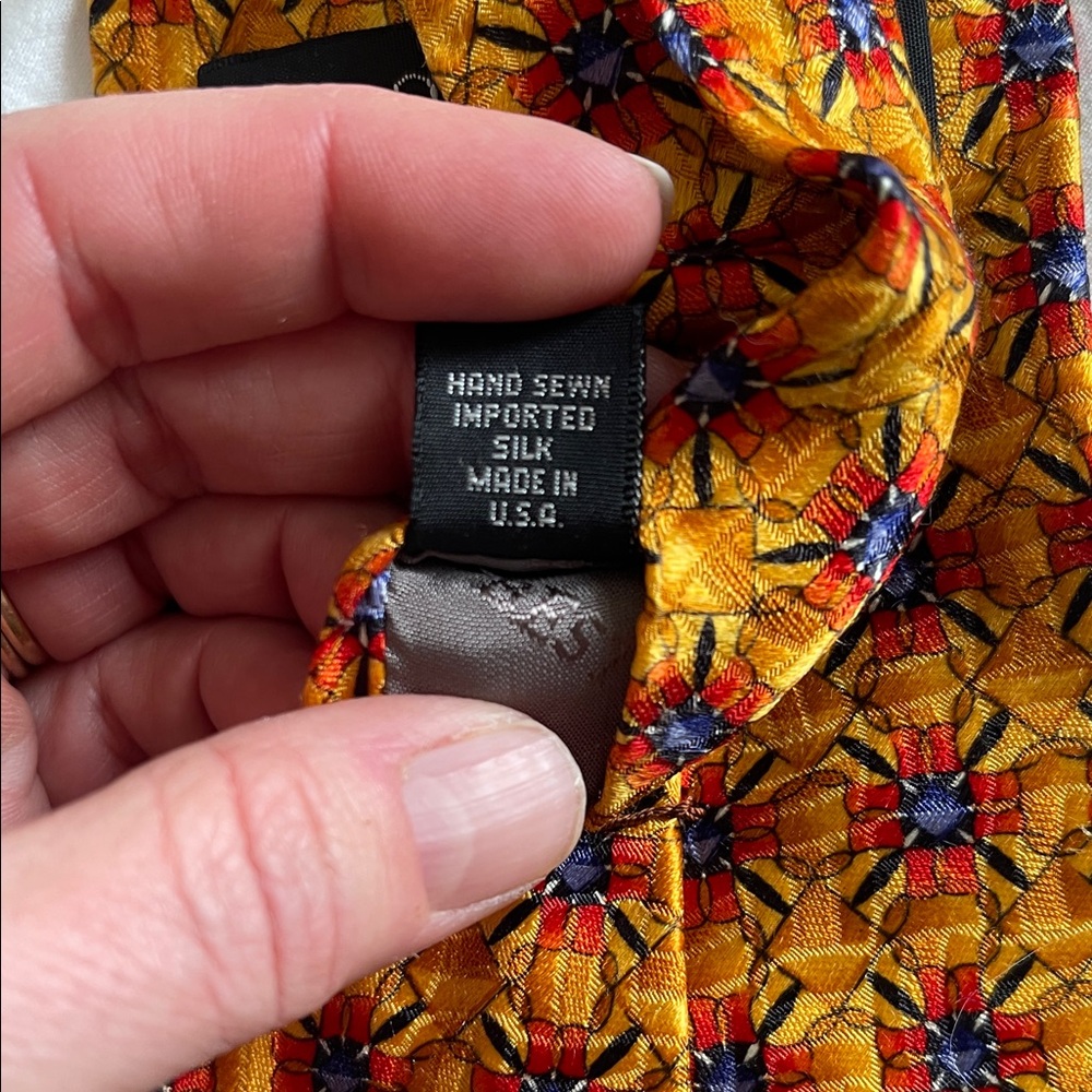 Robert Talbott Silk Patterned Tie. 59” - image 4